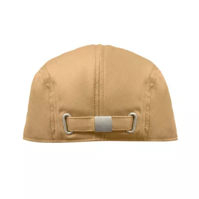 Czapka kaszkiet z bawełny twill 235 g/m² FLAT PEAK - Khaki (MO2850-39)