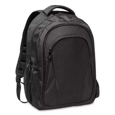 Torba na laptopa 15" z poliestru 1680D MACAU - Czarny (MO8399-03)