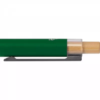 Długopis aluminiowy z recyklingu DORIS - zielony (1384509)