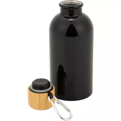 Butelka metalowa 400 ml MARILYN - czarny (8497203)