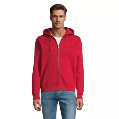 Bluza męska rozpinana 280 g/m² Sol's SPIKE MEN - Czerwony (S03105-RD)