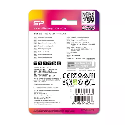 PENDRIVE B32, 16GB 3.2 SILICON POWER - biały (EG829006 16GB)