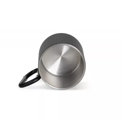 Kubek z recyklingowanej stali nierdzewnej VIVO 250 ml - czarny (16405-02)