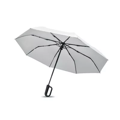 Parasol składany wiatroodporny 21" z RPET UMKRAB - Bialy (MO2692-06)