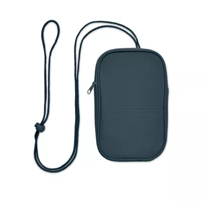 Saszetka podróżna RPET 600D na sznurku KOROVIN POUCH - Niebieski (MO2675-04)