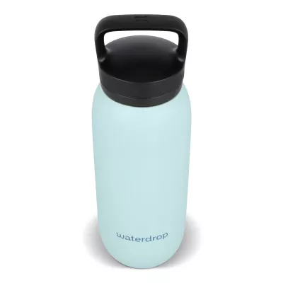 Termiczna butelka uniwersalna Waterdrop z ustnikiem 600 ml - pastelowoniebieski (LT47000-N0016)