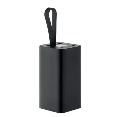 Powerbank aluminiowy 20 000 mAh PD 65W VOIMA - Czarny (MO2943-03)