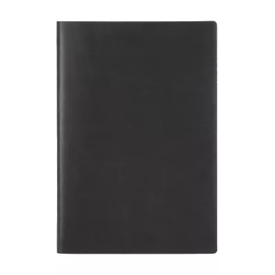 Notatnik Yuzu z miękką okładką Thermo A5 - czarno / jasnozielony (LT92091-N0232)