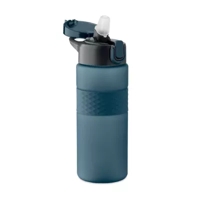 Butelka z RPET ze słomką 700 ml ISJFORDEN - Francuski Granat (MO2755-85)