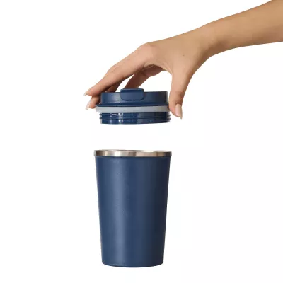 Butelka termiczna z podwójną izolacją - granatowy (56-0304732)