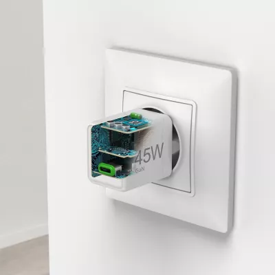 Ładowarka ścienna 45W Hama Supermini - biały (VH020-02)