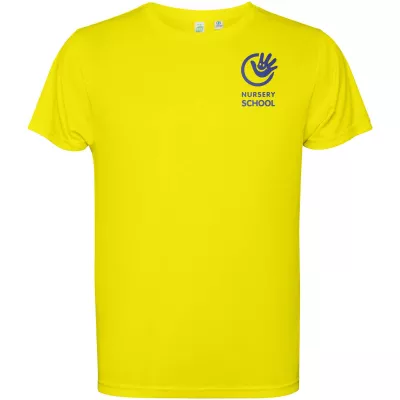 Estoril short sleeve kids t-shirt - Fluor Yellow (K0430-FLYELLOW)