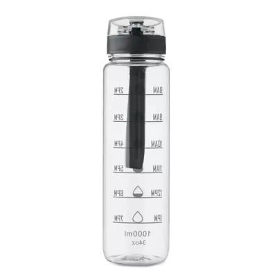 Butelka sportowa RPET 1000 ml ISFORDEN MARK - Przezroczysty (MO2672-22)