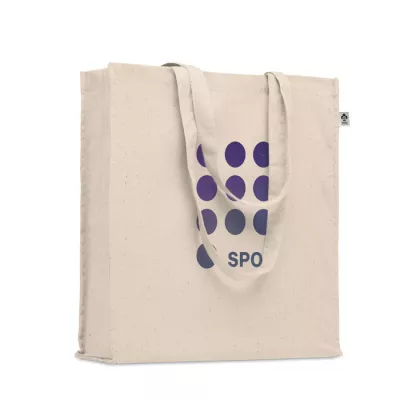Torba na zakupy z bawełny organicznej 220 g/m² BENTE - Bezowy (MO2196-13)