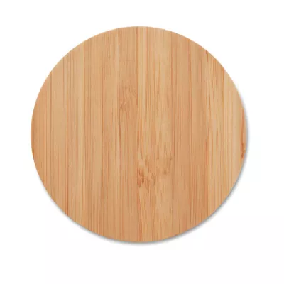 Ładowarka bezprzewodowa bambusowa 15W RUNDO LUX - Drewna (MO6924-40)