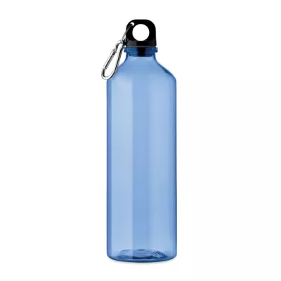 Butelka z RPET z karabińczykiem 750 ml MOSS RE750 - Przezroczysty Niebieski (MO2804-23)
