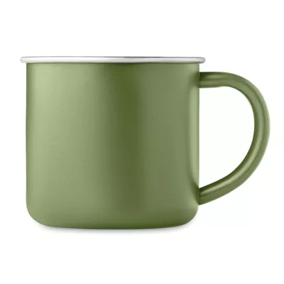 Kubek ze stali z recyklingu 300 ml CARIBU - Ciemnozielony (MO2226-60)