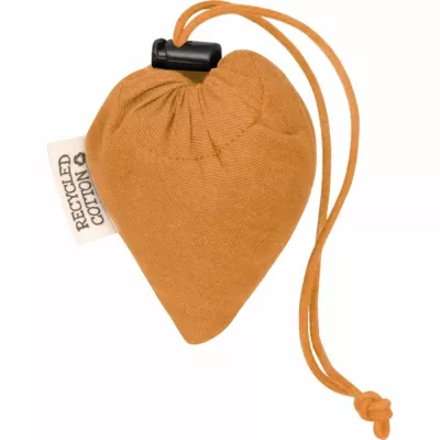 Składana torba z bawełny i poliestru z recyklingu 118 g/m² ANJA - pomarańczowy (6526210)