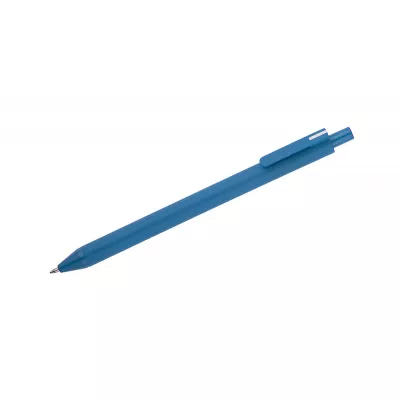 Długopis z powłoką soft touch FULKO - żółty (19829-08)