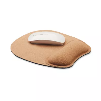 Podkładka pod mysz z korka ergonomiczna MARBO - Bezowy (MO2113-13)