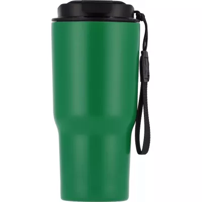 Kubek termiczny 550 ml ze stali z recyklingu DANA - zielony (8523909)