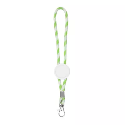 Regulowana smycz sznurkowa z karabińczykiem - Jasno zielony (IP14082143)