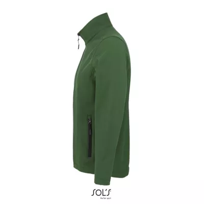Kurtka softshell męska 2-warstwowa Sol's RACE - Ciemno-Zielony (S01195-BO)