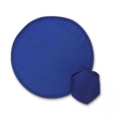 Frisbee składane z poliestru w etui ATRAPA - Niebieski (IT3087-04)