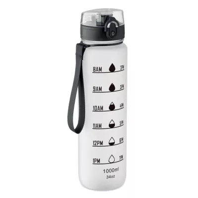Butelka sportowa RPET 1000 ml ISFORDEN MARK - Przezroczysty Bialy (MO2672-26)