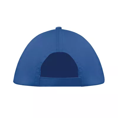 Czapka z daszkiem 5-panelowa z bawełny 160 g/m² BUZZ - Niebieski (MO1447-37)