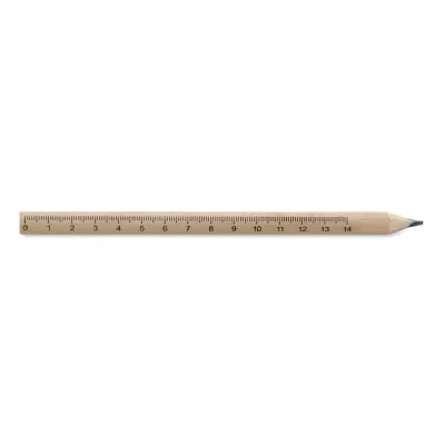 Ołówek stolarski z linijką 14 cm MADEROS - Drewna (MO8686-40)