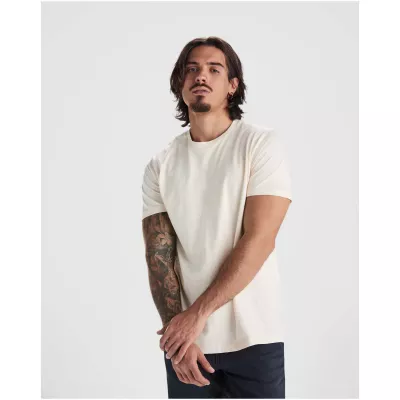Koszulka męska z bawełniany organicznej 160 g/m² Roly Golden - Opal (R6690-OPAL)