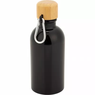 Butelka metalowa 400 ml MARILYN - czarny (8497203)