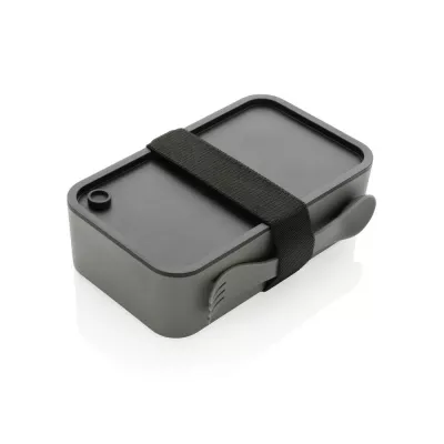 Pudełko śniadaniowe 1,2 L RPP, łyżkowidelec - grey (P269.052)