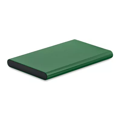 Powerbank płaski 4000 mAh aluminiowy POWERFLAT C - Ciemnozielony (MO6825-60)