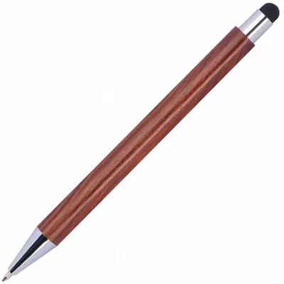 Długopis drewniany touch pen BILZEN - brązowy (219201)