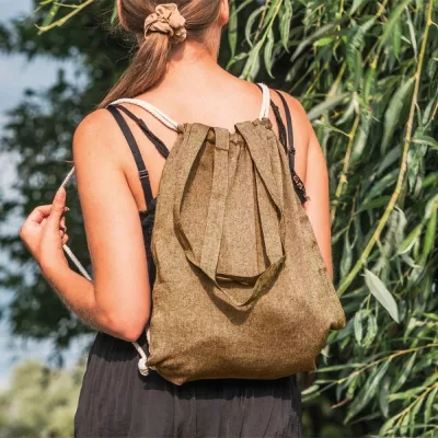 Worek bawełniany 140 g/m2 VOLKER - beżowy (6254306)