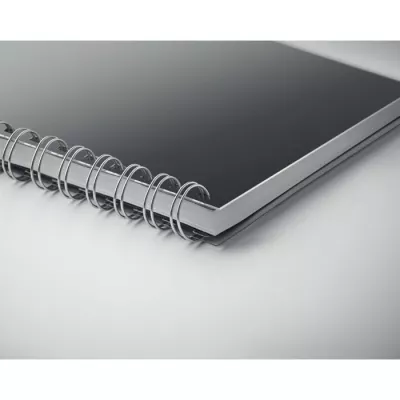 Notes A5 w okładce RPET 80 kartek w linię ANOTATE - Czarny (MO6532-03)