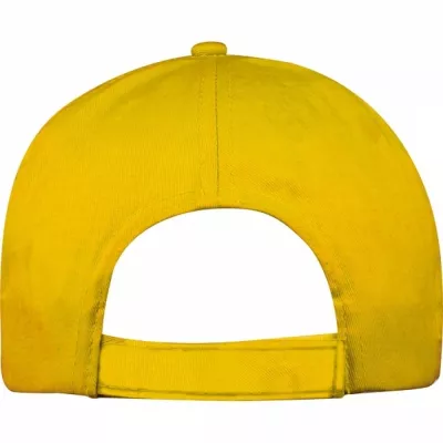 Czapka z daszkiem 5 paneli SANTA FE - żółty (246608)