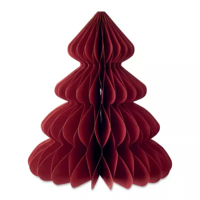 Choinka papierowa składana 30 cm HARMOBIG - Czerwony (CX1578-05)