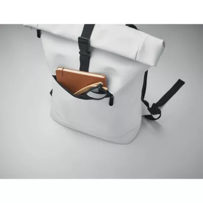 Plecak na laptop 15" z PU BAI ROLL - Bialy (MO2230-06)
