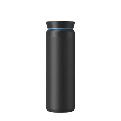 Ocean Bottle Peak Brew 590 ml kubek z recyklingowanej stali nierdzewnej - Obsidian Black (10094190)