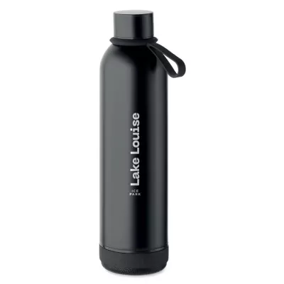 Butelka termiczna 500 ml z głośnikiem 3W MUSEY - Czarny (MO2312-03)