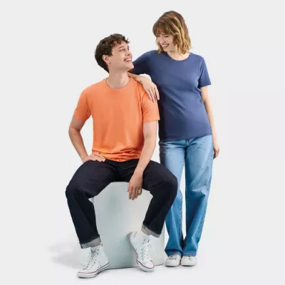 Koszulka unisex bawełniana 150 g/m² Sol's REGENT - Apricot (S11380-AT)