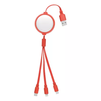 Kabel ładujący RETRACT - czerwony (56-1107293)