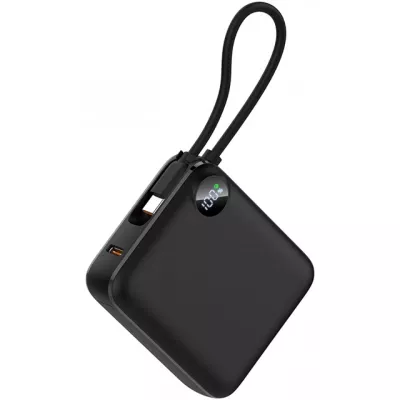 Power Bank 10000 mAh Fast Charge 22,5 W - czarny (EG835003)