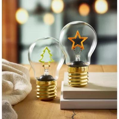 Żarówka dekoracyjna LED z żarnikiem LUMIGLOW - Zólty (CX1582-08)