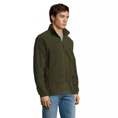 Bluza polarowa męska rozpinana 300 g/m² Sol's NORTH - Army (S55000-AR)