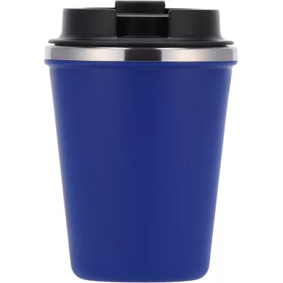 Kubek termiczny 350 ml z powłoką z recyklingu METODY - niebieski (8496204)