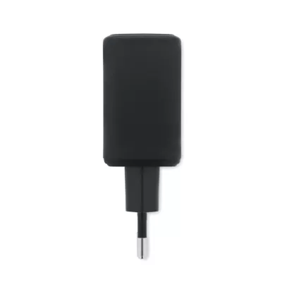 Ładowarka sieciowa GaN 65W USB-C i USB-A EXTEN - Czarny (MO2979-03)